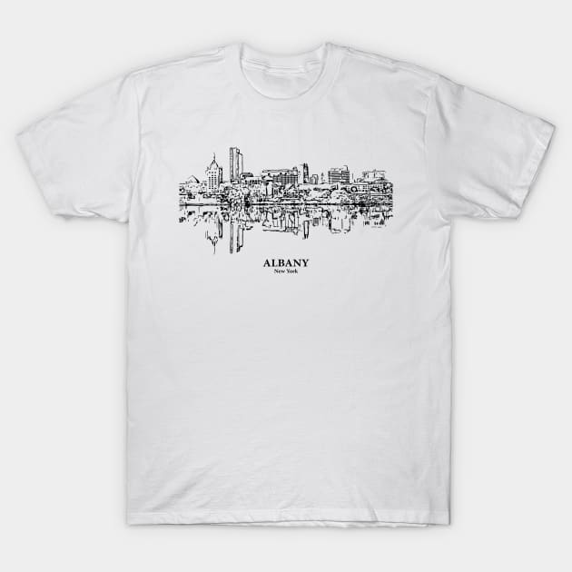 Albany - New York T-Shirt by Lakeric